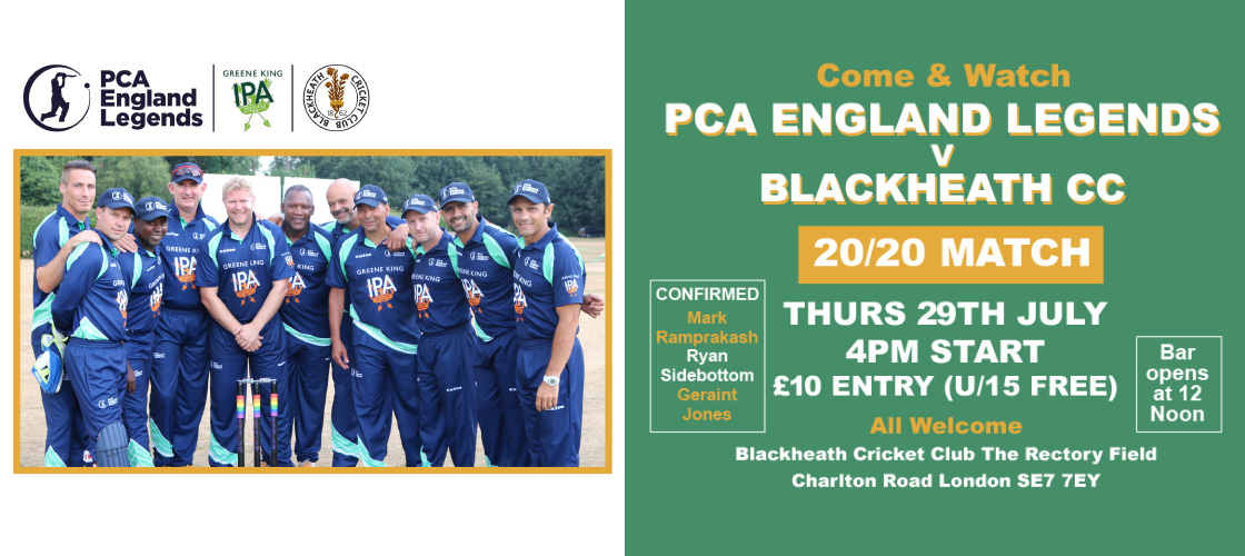 PCA England VS Blackheath CC 7